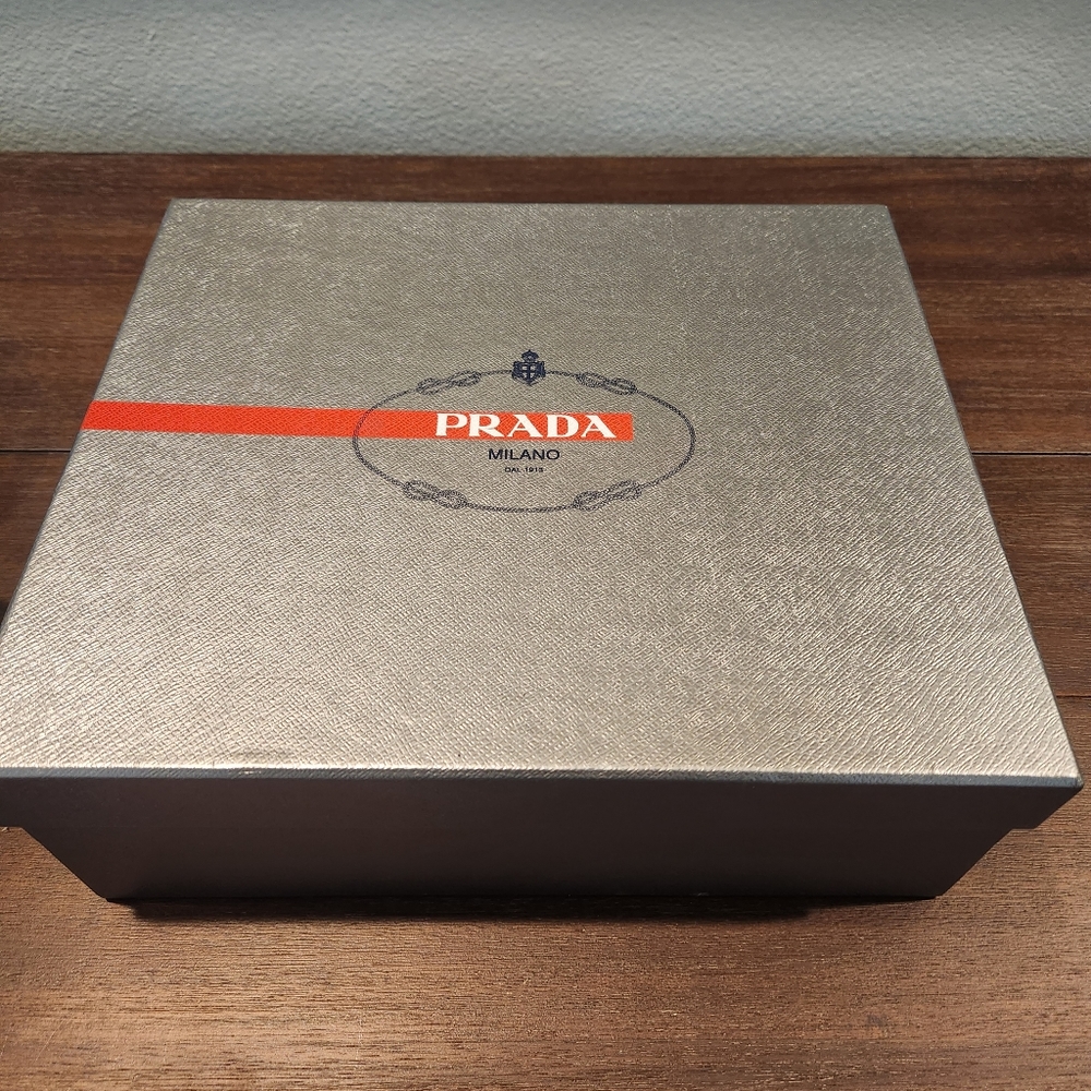 Prada Womens Brown Wedge Sandals, Size 35 - Picture 8 of 14